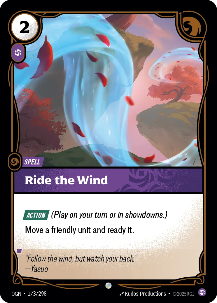 Ride the Wind — Riftbound card OGN 173