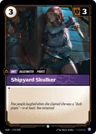 Shipyard Skulker — Riftbound card OGN 175