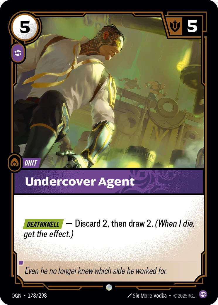 Undercover Agent — Riftbound card OGN 178