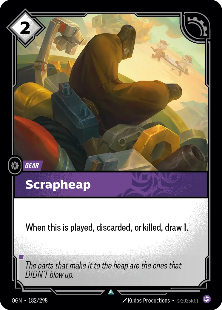 Scrapheap — Riftbound card OGN 182