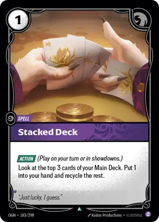 Stacked Deck — Riftbound card OGN 183