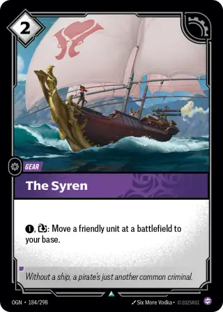 The Syren — Riftbound card OGN 184