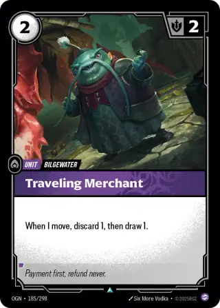 Traveling Merchant — Riftbound card OGN 185