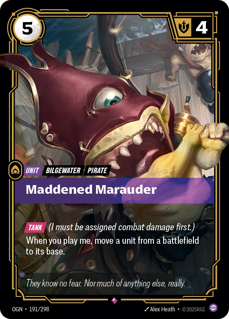 Maddened Marauder — Riftbound card OGN 191