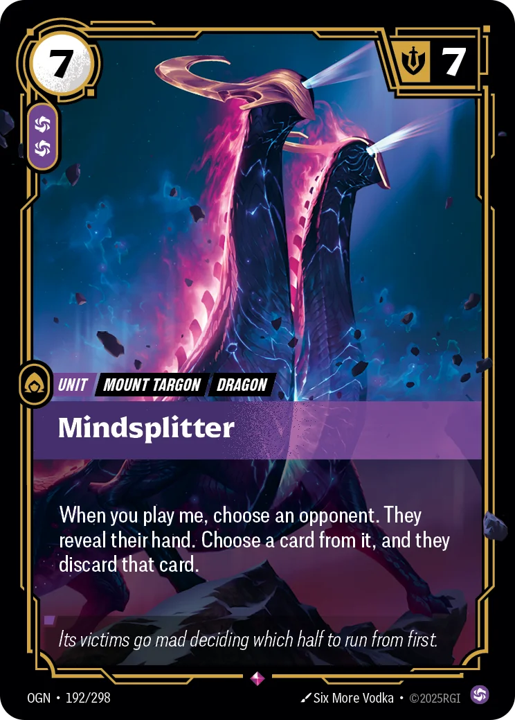 Mindsplitter — Riftbound card OGN 192