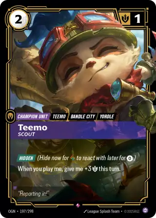 Teemo, Scout — Riftbound card OGN 197