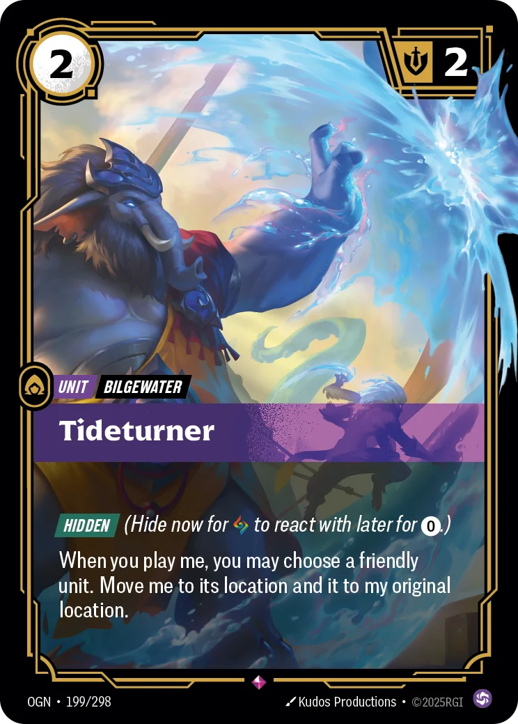 Tideturner — Riftbound card OGN 199