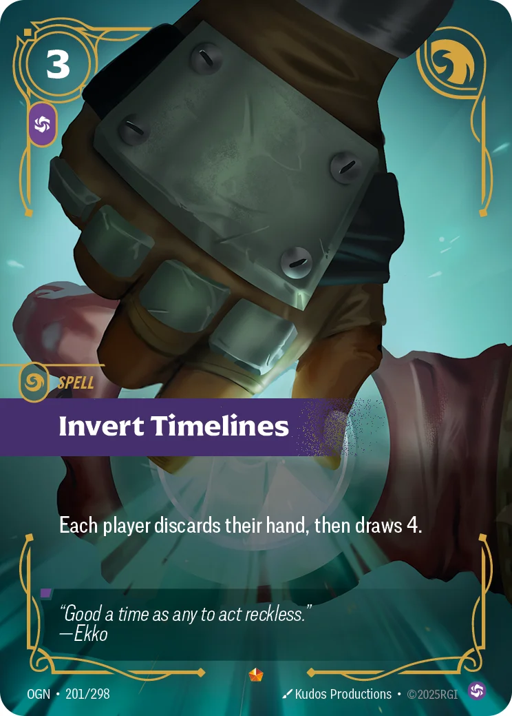 Invert Timelines — Riftbound Epic card OGN 201