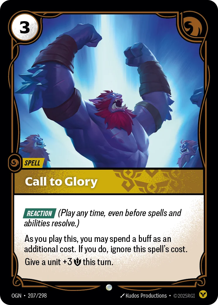 Call to Glory — Riftbound card OGN 207
