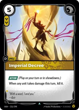 Imperial Decree — Riftbound card OGN 221