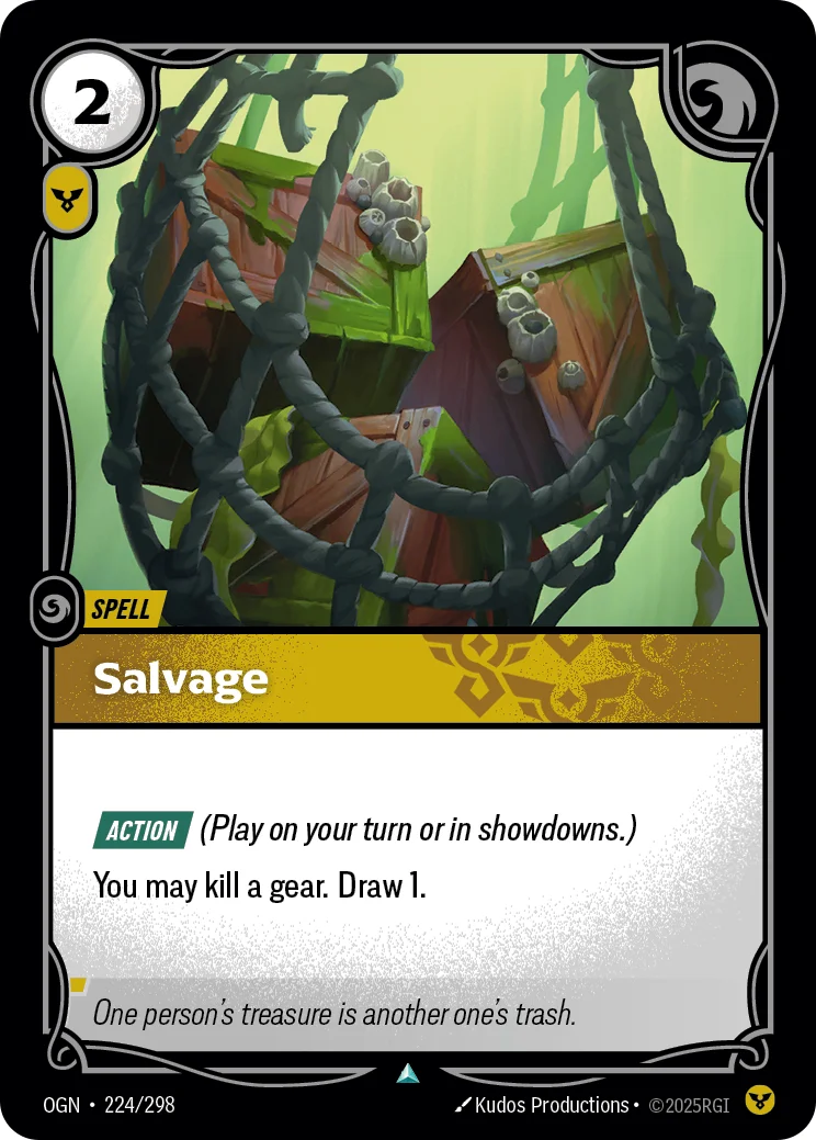 Salvage — Riftbound card OGN 224