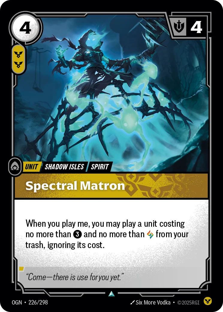 Spectral Matron — Riftbound card OGN 226