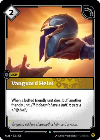 Vanguard Helm — Riftbound card OGN 228