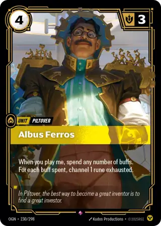 Albus Ferros — Riftbound card OGN 230