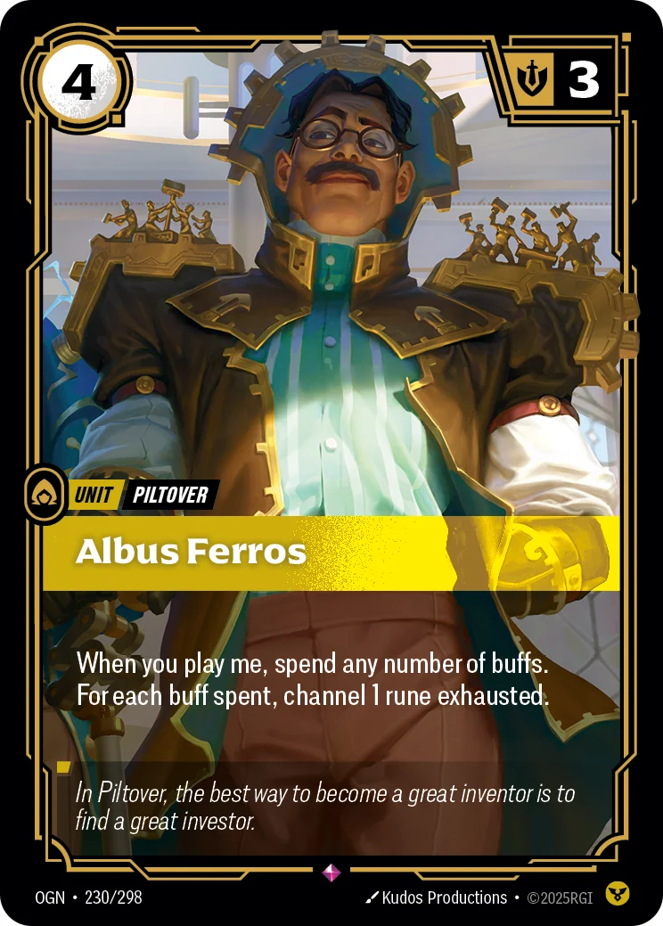 Albus Ferros — Riftbound card OGN 230