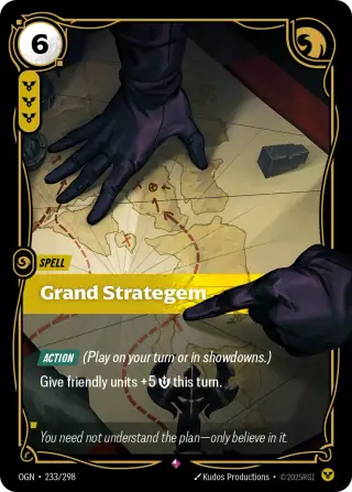 Grand Strategem — Riftbound card OGN 233