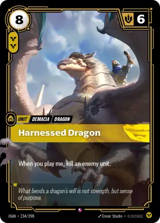 Harnessed Dragon — Riftbound card OGN 234