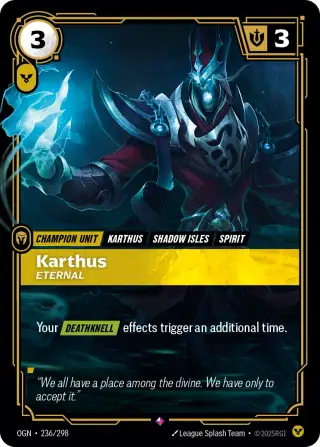 Karthus, Eternal — Riftbound card OGN 236