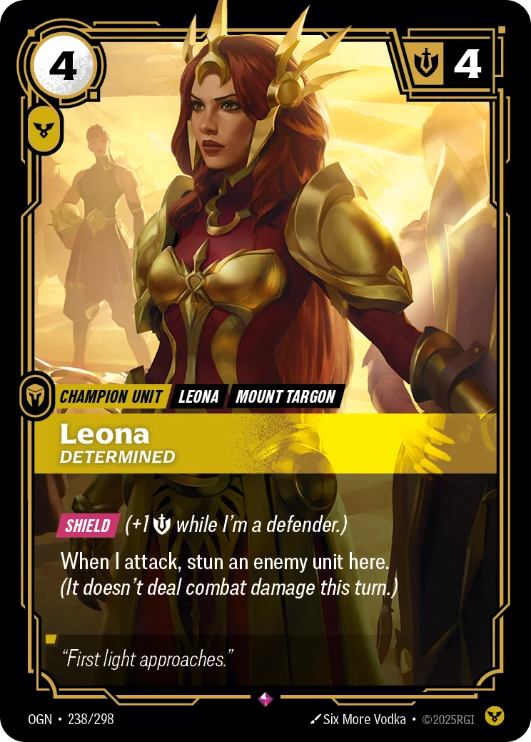 Leona, Determined — Riftbound card OGN 238