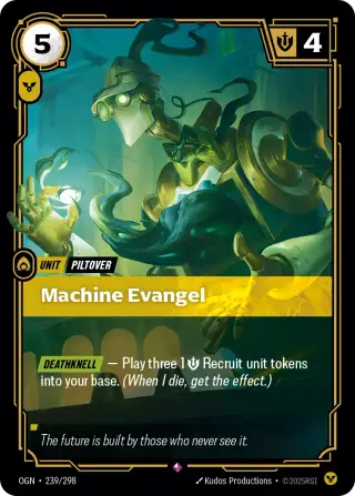 Machine Evangel — Riftbound card OGN 239