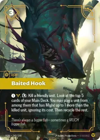 Baited Hook — Riftbound Epic card OGN 242