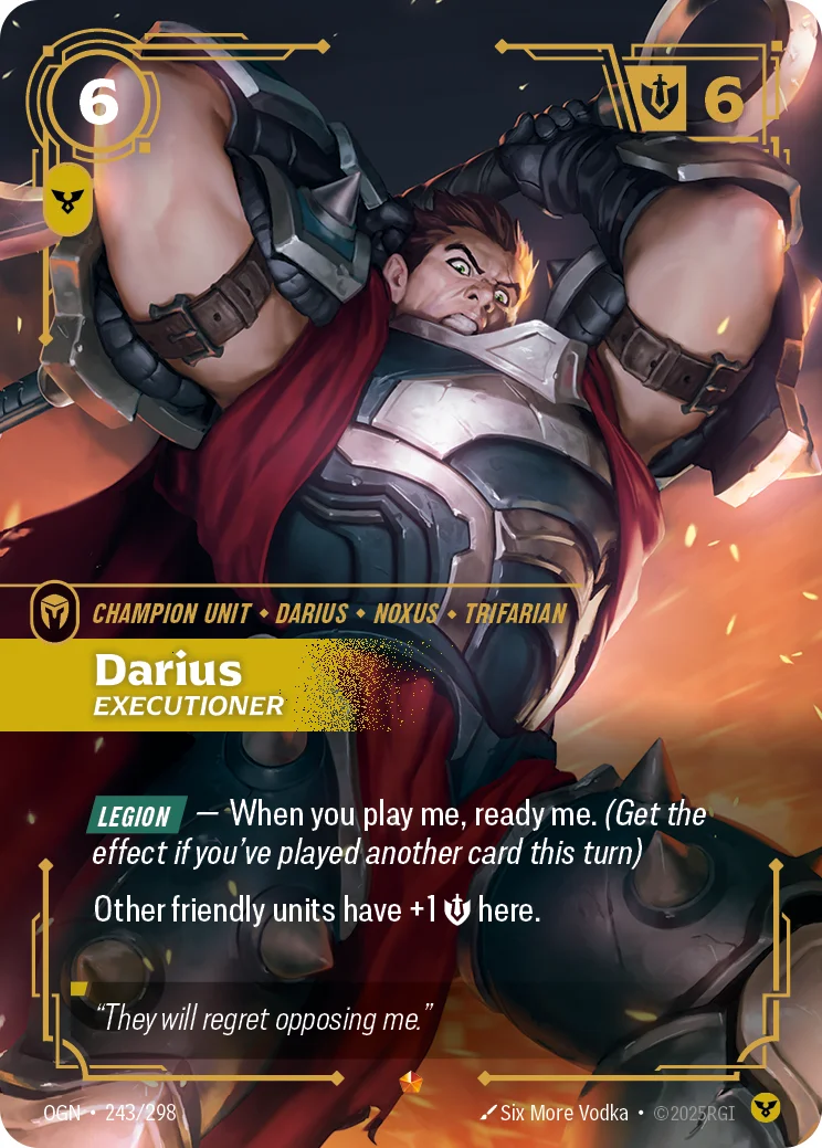 Darius, Executioner — Riftbound Epic card OGN 243