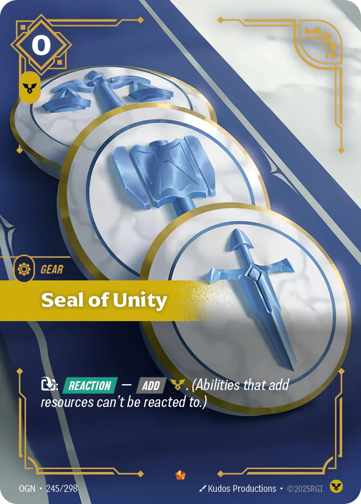 Seal of Unity — Riftbound Epic card OGN 245