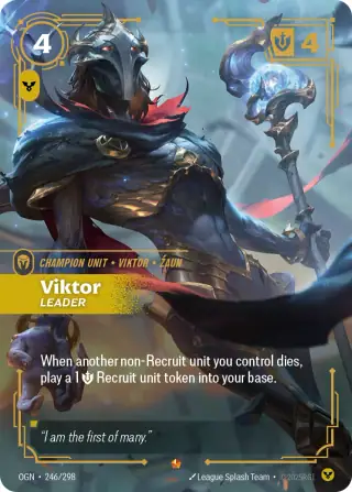 Viktor, Leader — Riftbound Epic card OGN 246