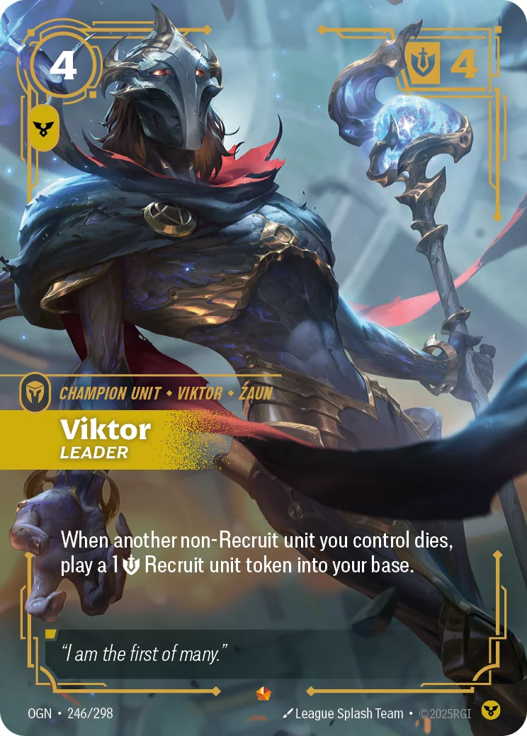 Viktor, Leader — Riftbound promo card OGN 246