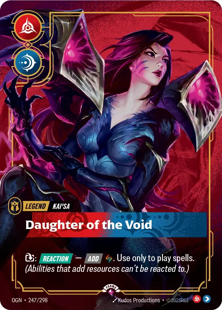 Kai'Sa, Daughter of the Void — Riftbound promo card OGN 247