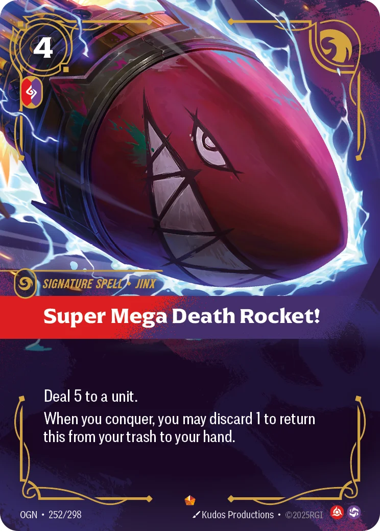 Super Mega Death Rocket! — Riftbound Epic card OGN 252