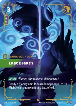 Last Breath — Riftbound Epic card OGN 260