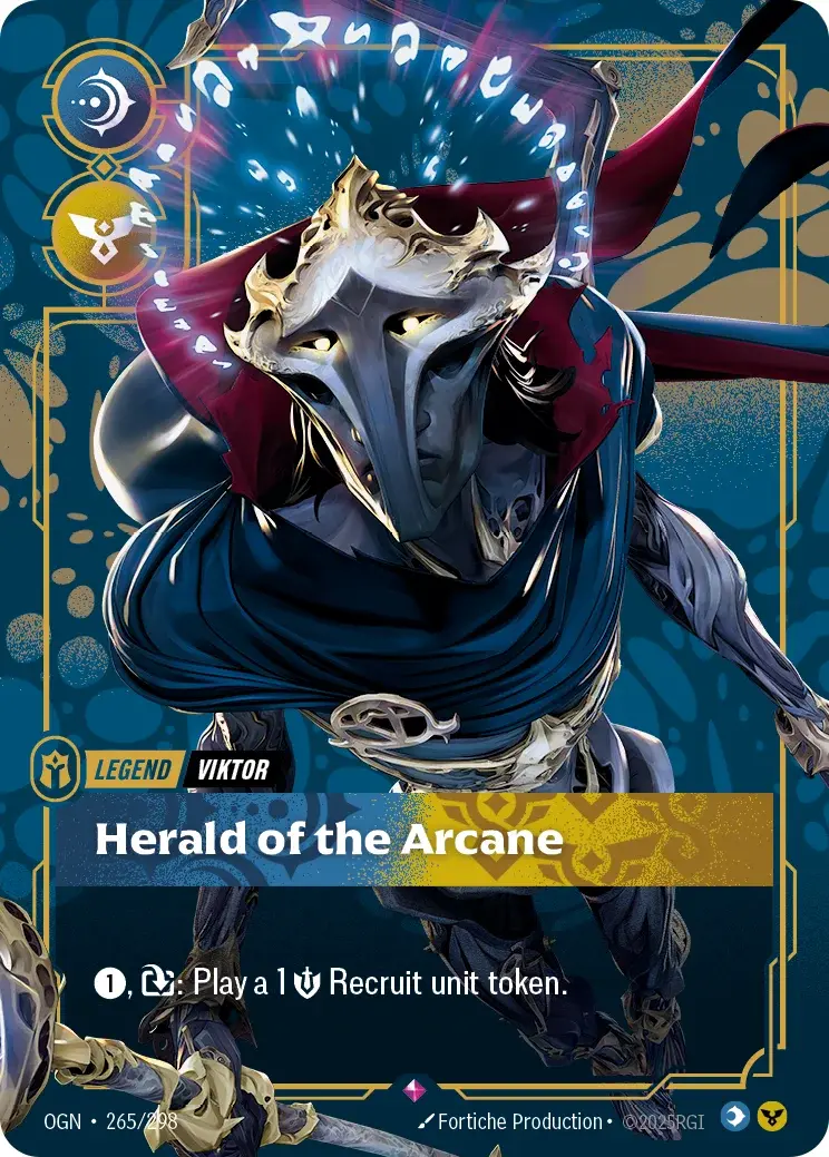 Viktor, Herald of the Arcane — Riftbound promo card OGN 265