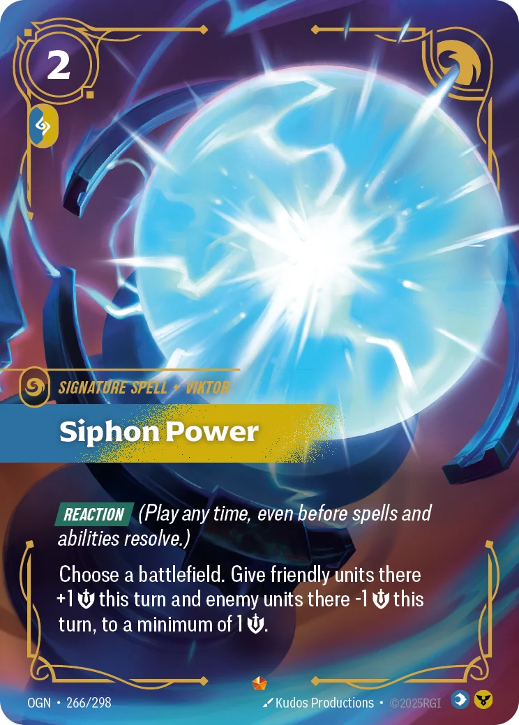 Siphon Power — Riftbound Epic card OGN 266