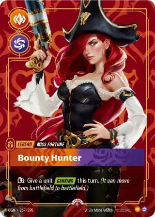 Miss Fortune, Bounty Hunter — Riftbound promo card OGN 267