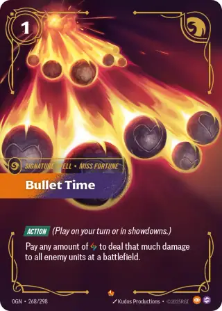 Bullet Time — Riftbound Epic card OGN 268