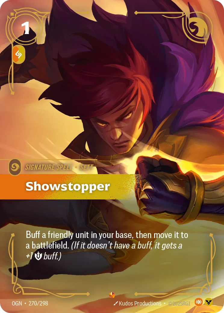 Showstopper — Riftbound Epic card OGN 270