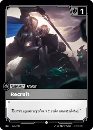 Recruit (DE) — Riftbound card OGN 271