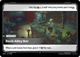 Back-Alley Bar — Riftbound card OGN 277