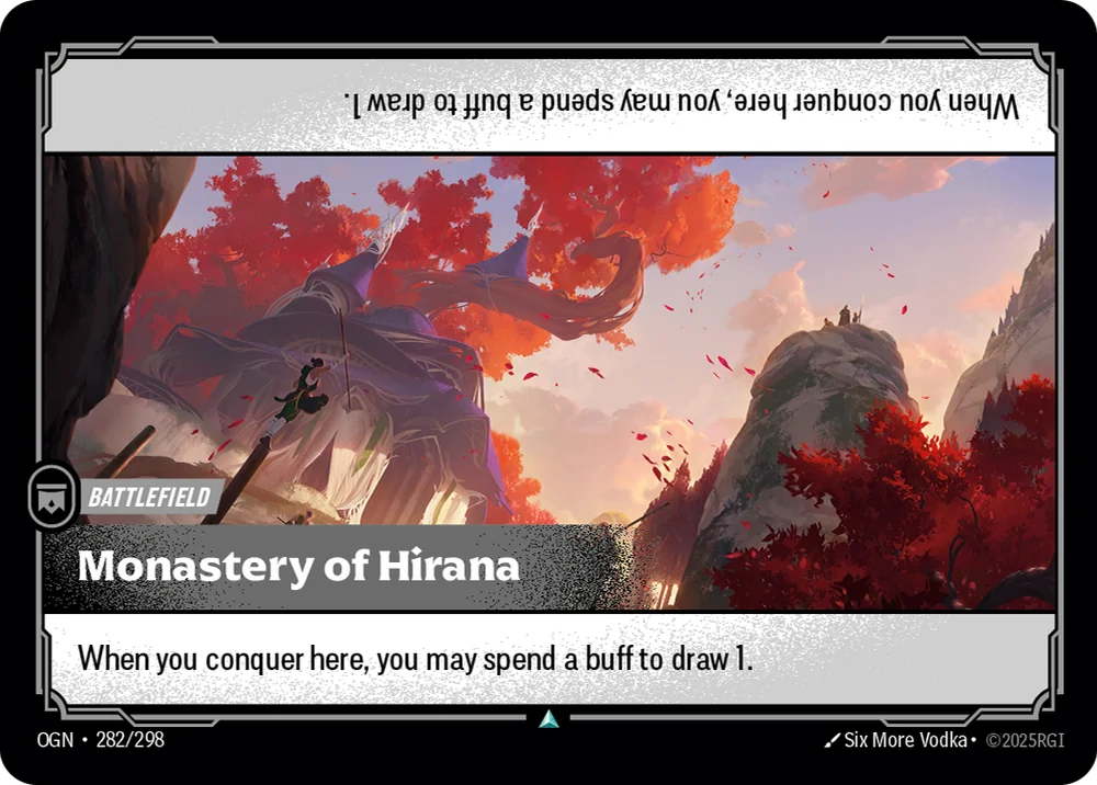 Monastery of Hirana — Riftbound card OGN 282