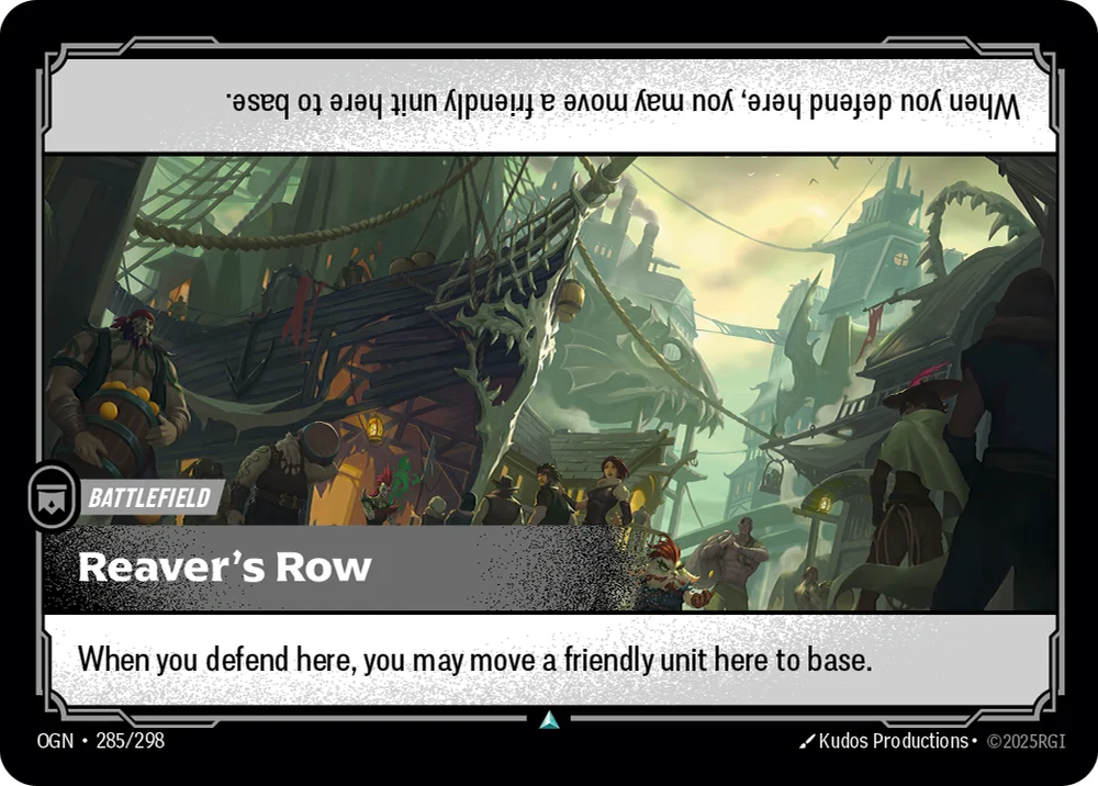 Reaver's Row — Riftbound card OGN 285