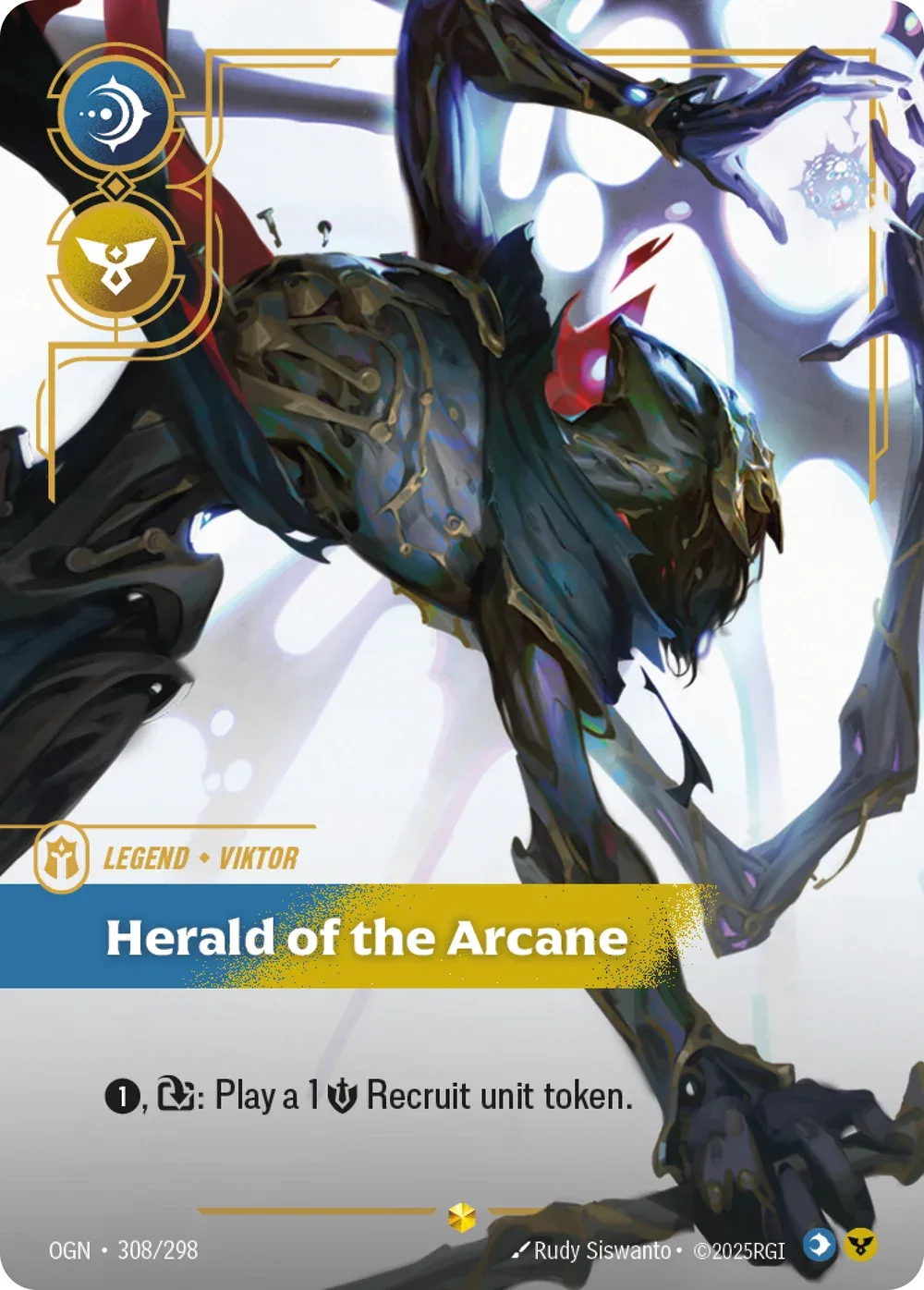 Viktor, Herald of the Arcane — Riftbound overnumbered card OGN 308