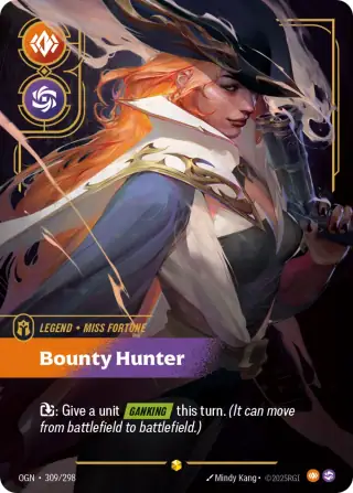 Miss Fortune, Bounty Hunter — Riftbound overnumbered card OGN 309