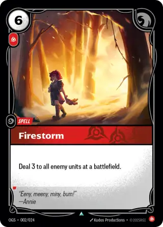 Firestorm — Riftbound card OGS 002