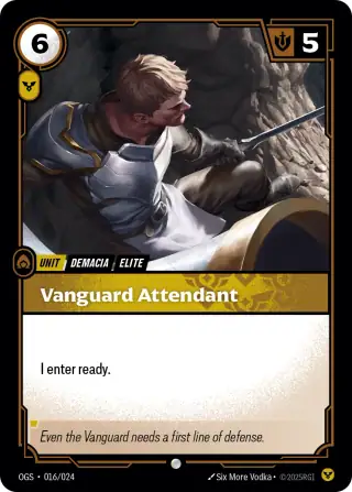 Vanguard Attendant — Riftbound card OGS 016
