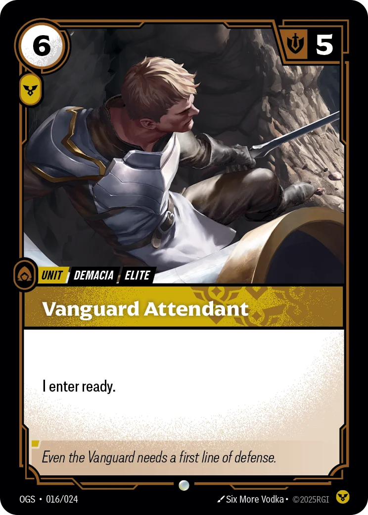 Vanguard Attendant — Riftbound card OGS 016