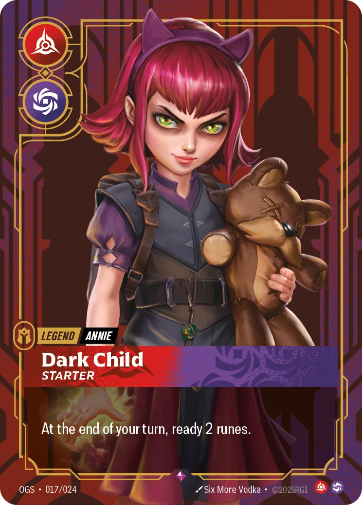 Annie, Dark Child - Starter — Riftbound card OGS 017