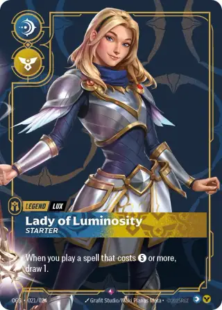 Lux, Lady of Luminosity - Starter — Riftbound card OGS 021