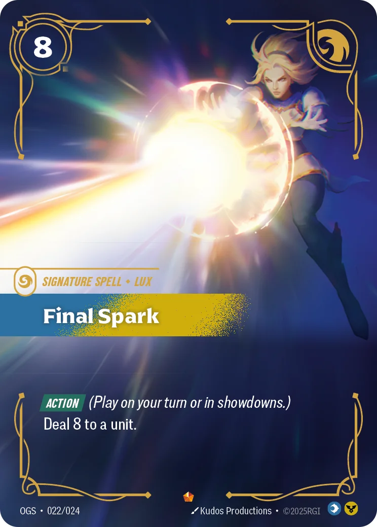 Final Spark — Riftbound Epic card OGS 022