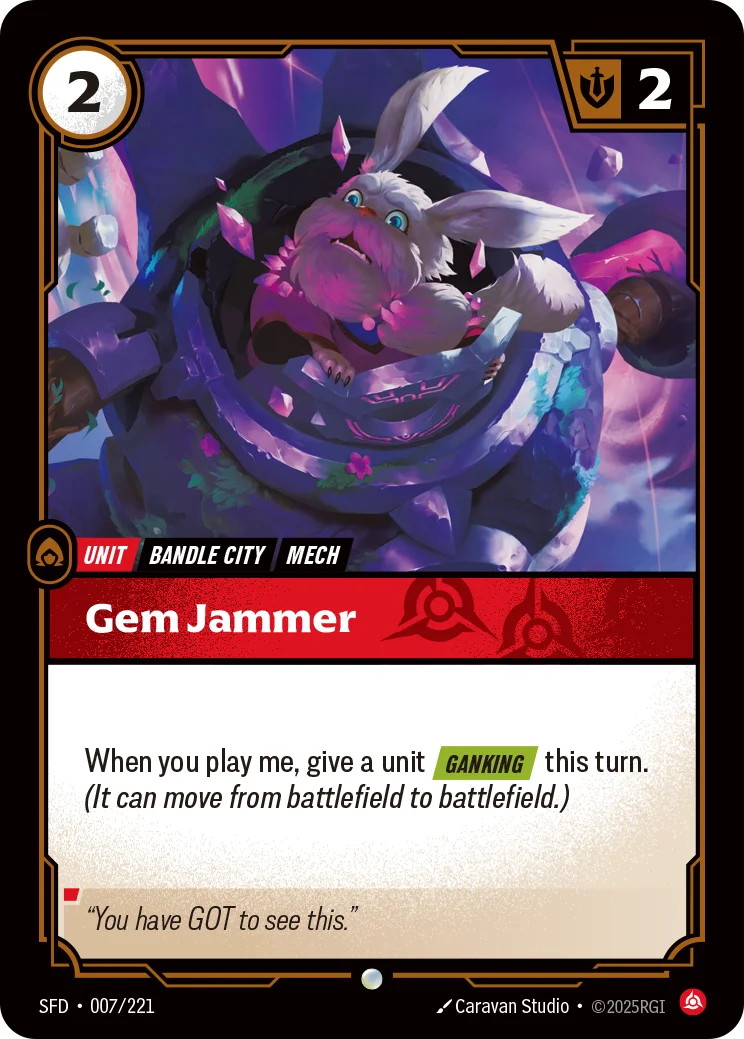Gem Jammer — Riftbound card SFD 007